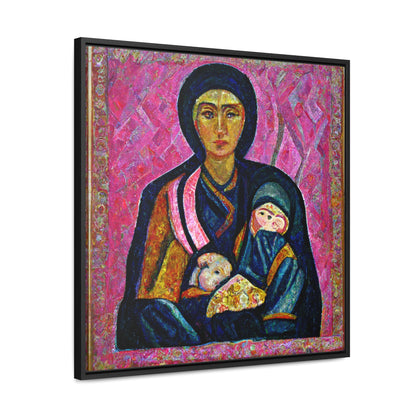 Mary and the Child 17, Valentinii, Gallery Canvas Wraps, Square Frame