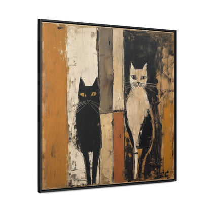 Cat 9, Gallery Canvas Wraps, Square Frame