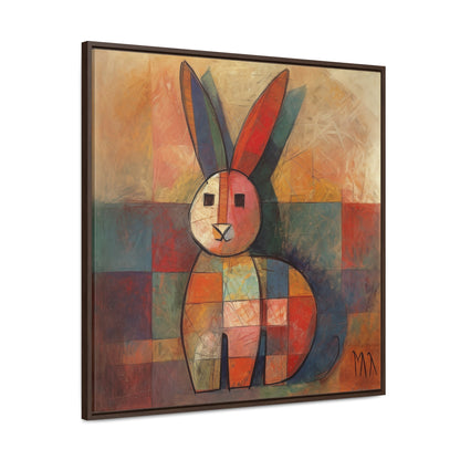 Rabbit 36, Gallery Canvas Wraps, Square Frame