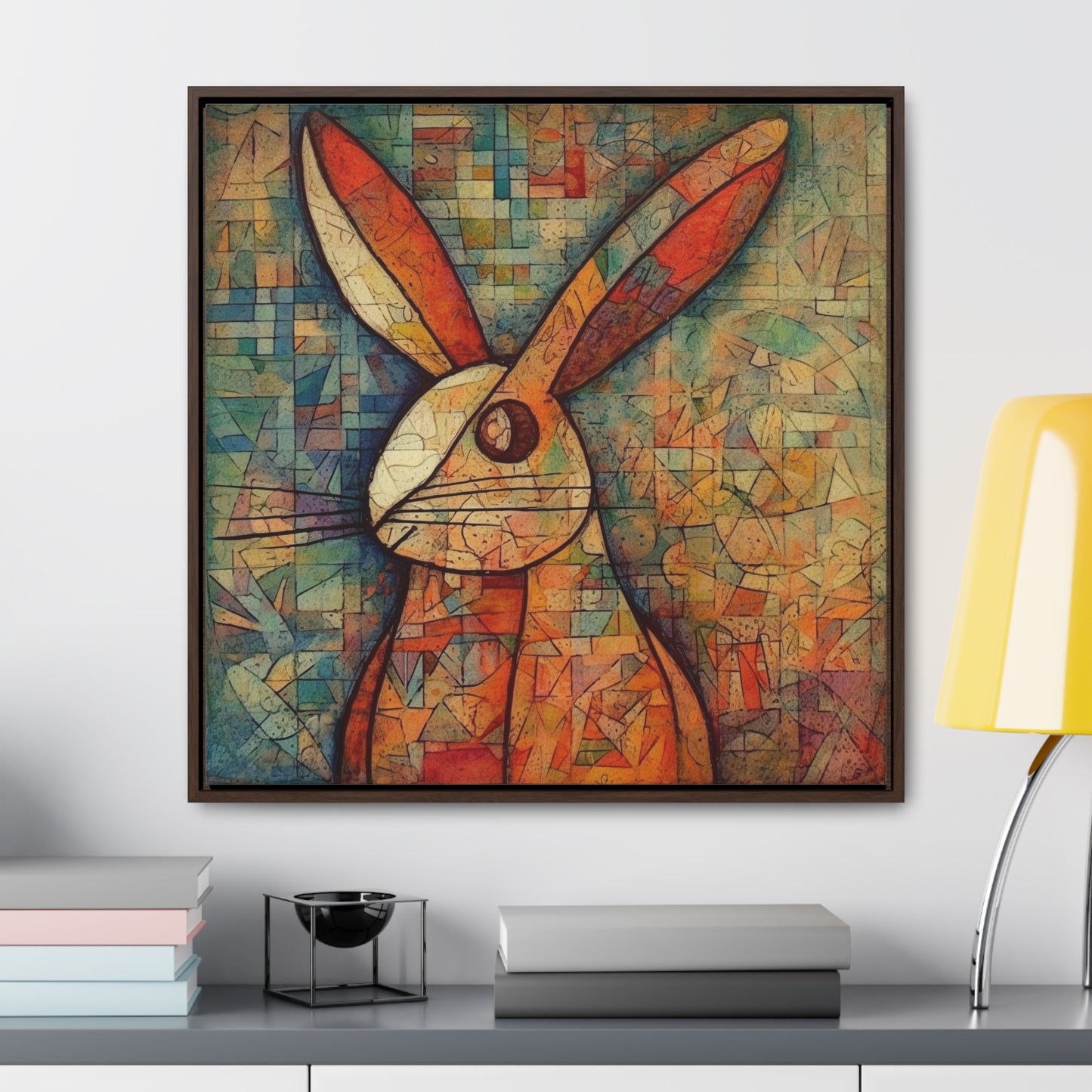 Rabbit 4, Gallery Canvas Wraps, Square Frame