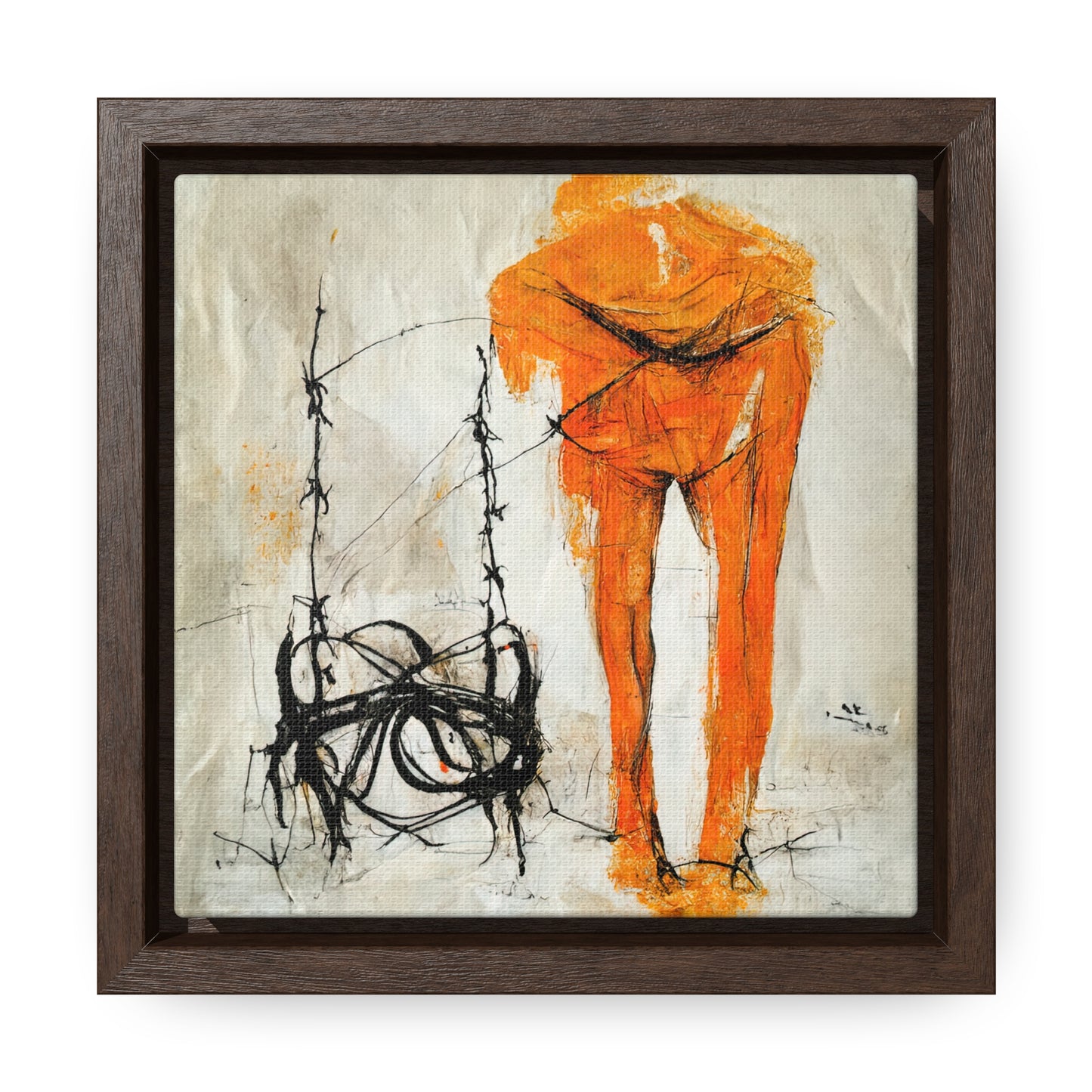 Feet and Drama 17, Valentinii, Gallery Canvas Wraps, Square Frame