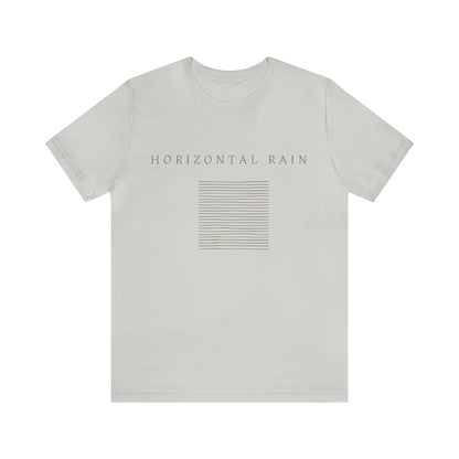 Horizontal Rain, Unisex Jersey Short Sleeve Tee