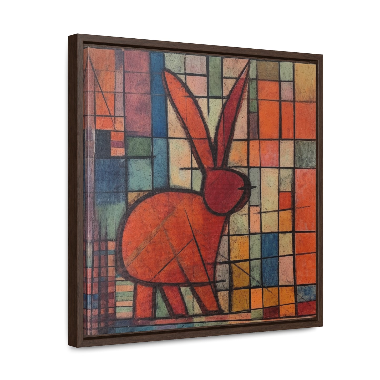 Rabbit 38, Gallery Canvas Wraps, Square Frame