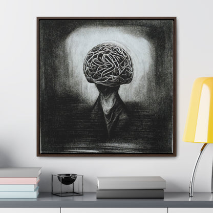 Brain 7, Valentinii, Gallery Canvas Wraps, Square Frame