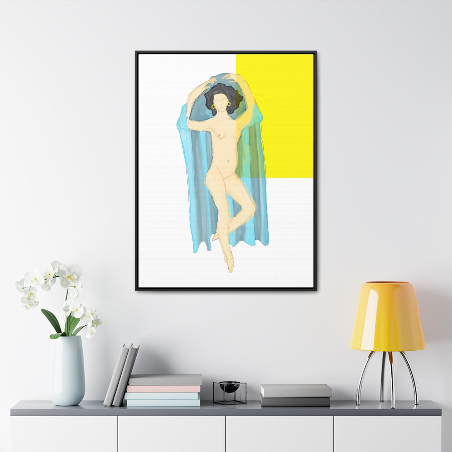 Dance in Nothingness, Original Eduard Pavel, Gallery Canvas Wraps, Vertical Frame