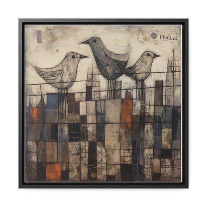 Bird 24, Gallery Canvas Wraps, Square Frame