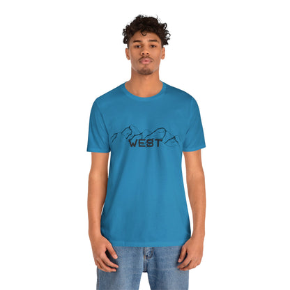 West, Unisex Jersey Short Sleeve Tee