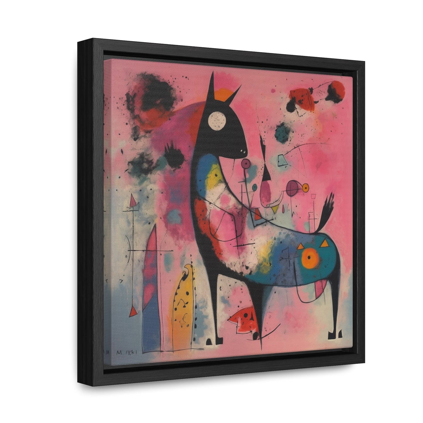 The Dreams of the Child 64, Gallery Canvas Wraps, Square Frame