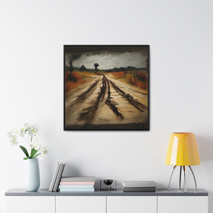 To the Rainy Land 9, Valentinii, Gallery Canvas Wraps, Square Frame