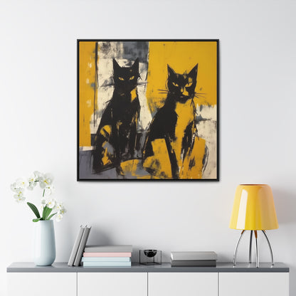 Cat 23, Gallery Canvas Wraps, Square Frame