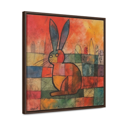 Rabbit 39, Gallery Canvas Wraps, Square Frame