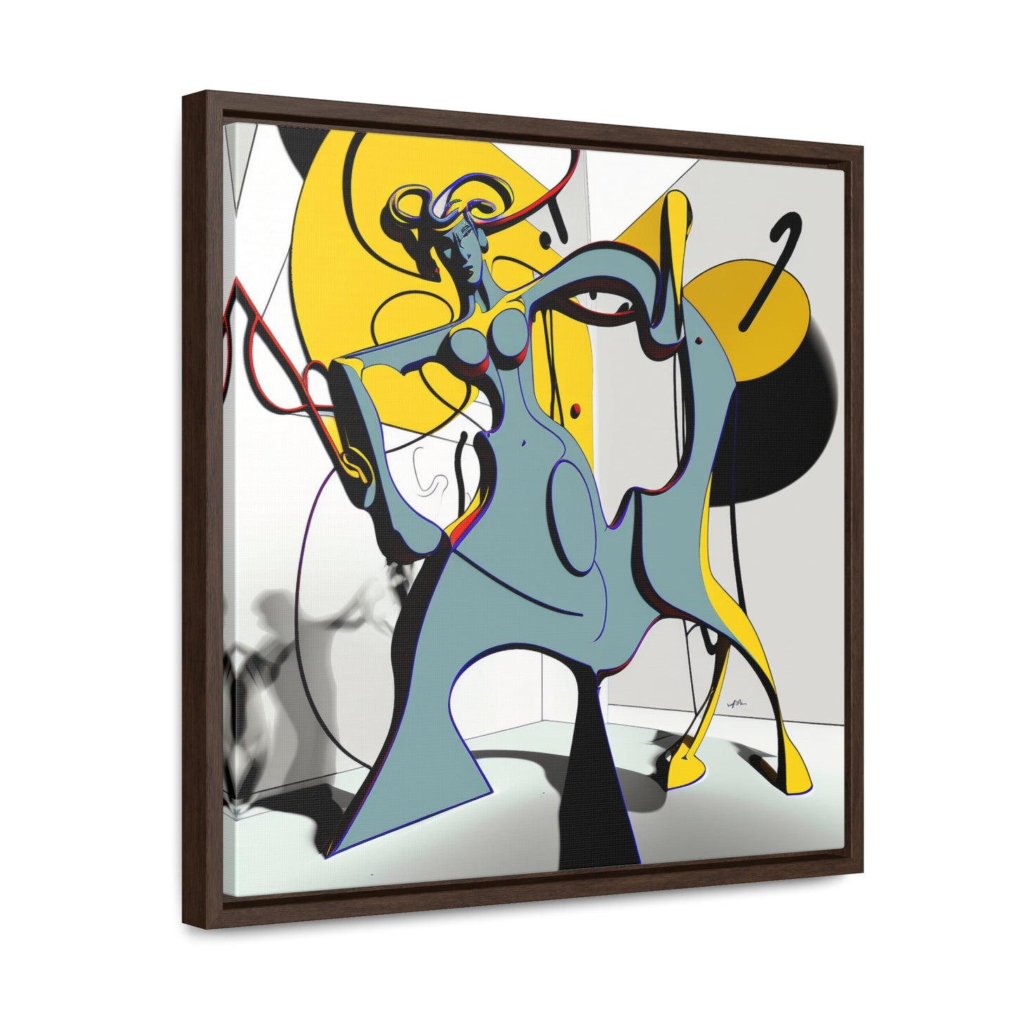Naivia 4, Gallery Canvas Wraps, Square Frame