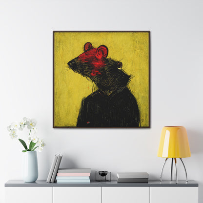 Urban Rat 4, Valentinii, Gallery Canvas Wraps, Square Frame