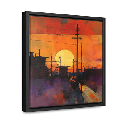 Land of the Sun 66, Valentinii, Gallery Canvas Wraps, Square Frame