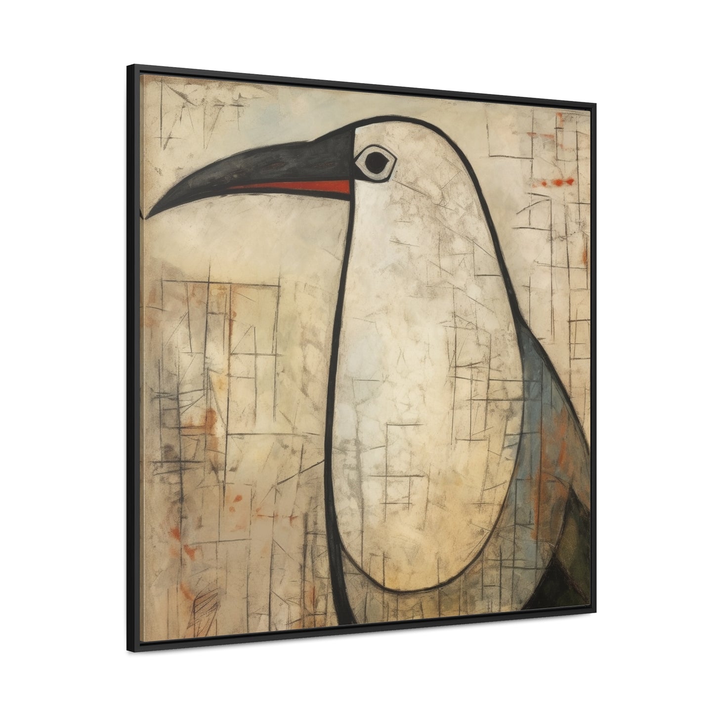 Bird 3, Gallery Canvas Wraps, Square Frame