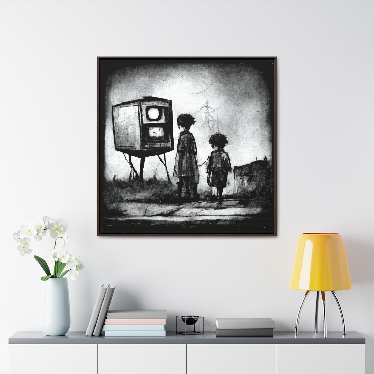 Childhood Wave 2, Valentinii, Gallery Canvas Wraps, Square Frame