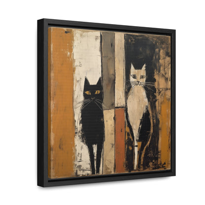 Cat 9, Gallery Canvas Wraps, Square Frame