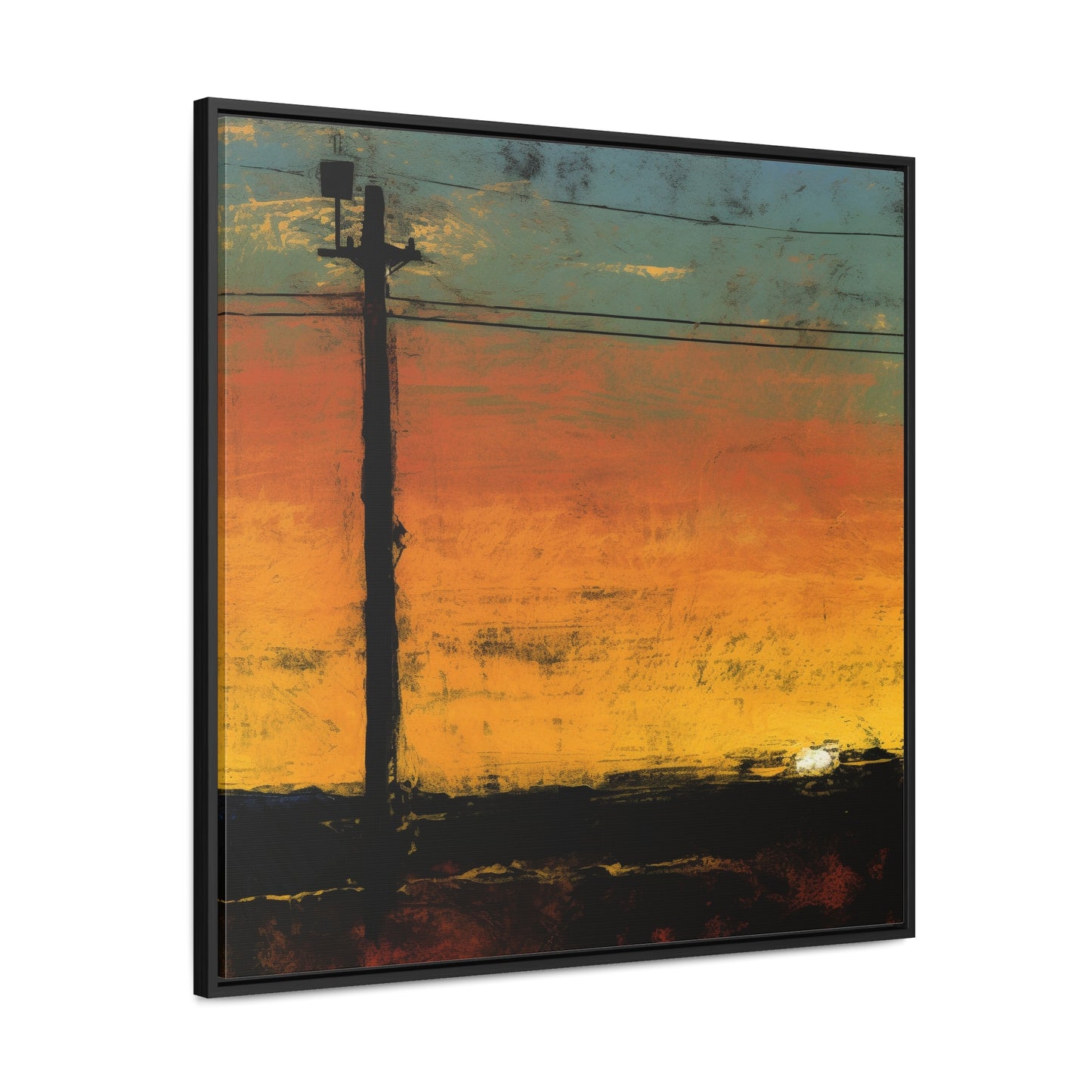 Land of the Sun 82, Valentinii, Gallery Canvas Wraps, Square Frame