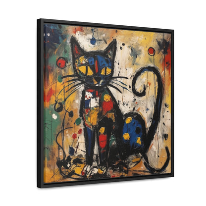 Cat 76, Gallery Canvas Wraps, Square Frame