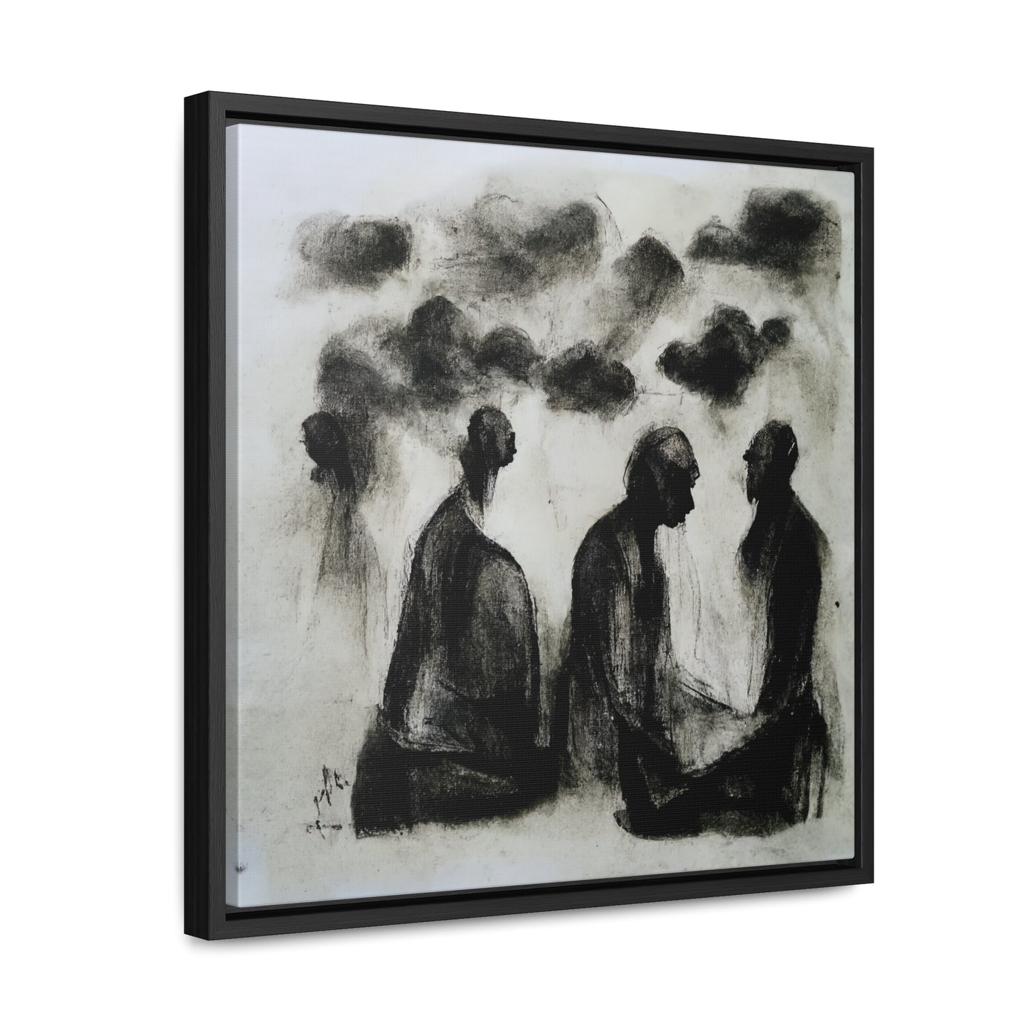 Palaeolithic Prayer 11, Valentinii, Gallery Canvas Wraps, Square Frame