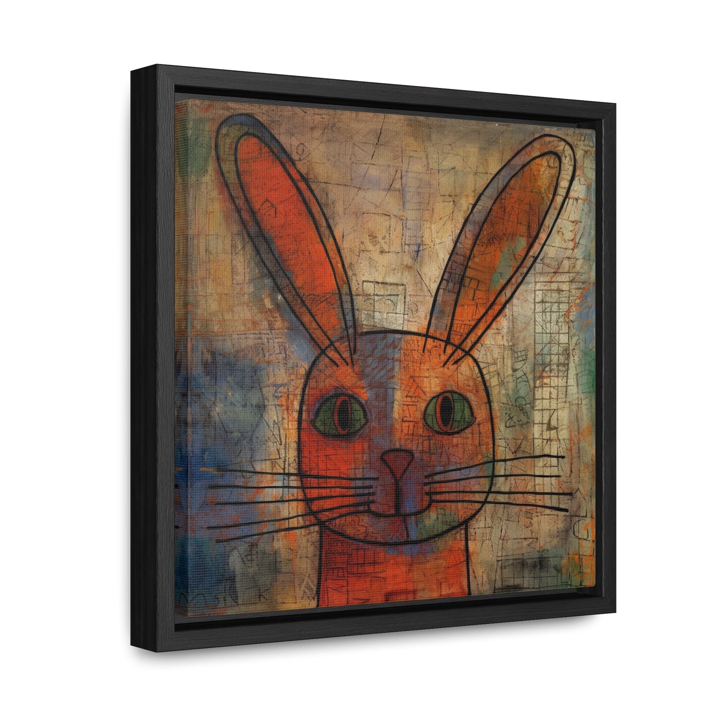 Rabbit 2, Gallery Canvas Wraps, Square Frame