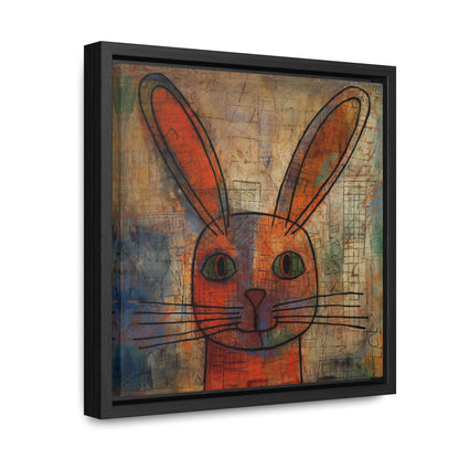 Rabbit 2, Gallery Canvas Wraps, Square Frame