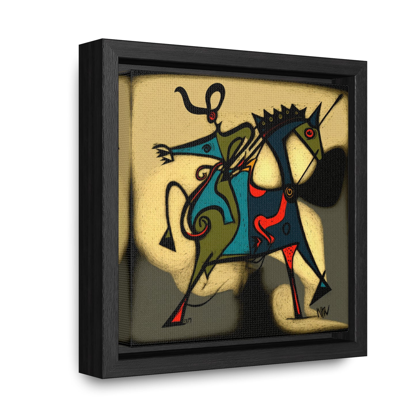 Naivia 15, Gallery Canvas Wraps, Square Frame