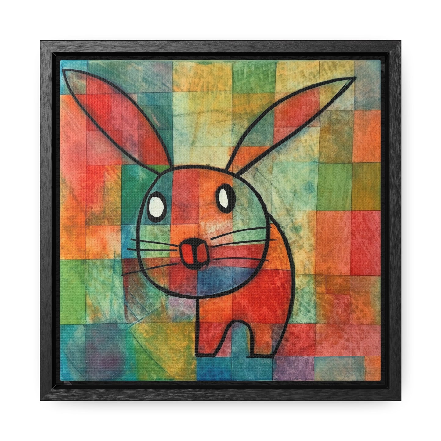 Rabbit 11, Gallery Canvas Wraps, Square Frame