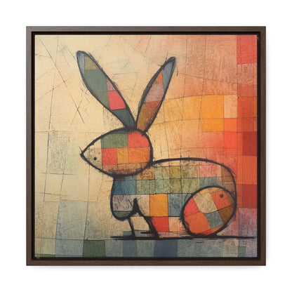 Rabbit 37, Gallery Canvas Wraps, Square Frame