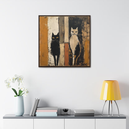 Cat 9, Gallery Canvas Wraps, Square Frame