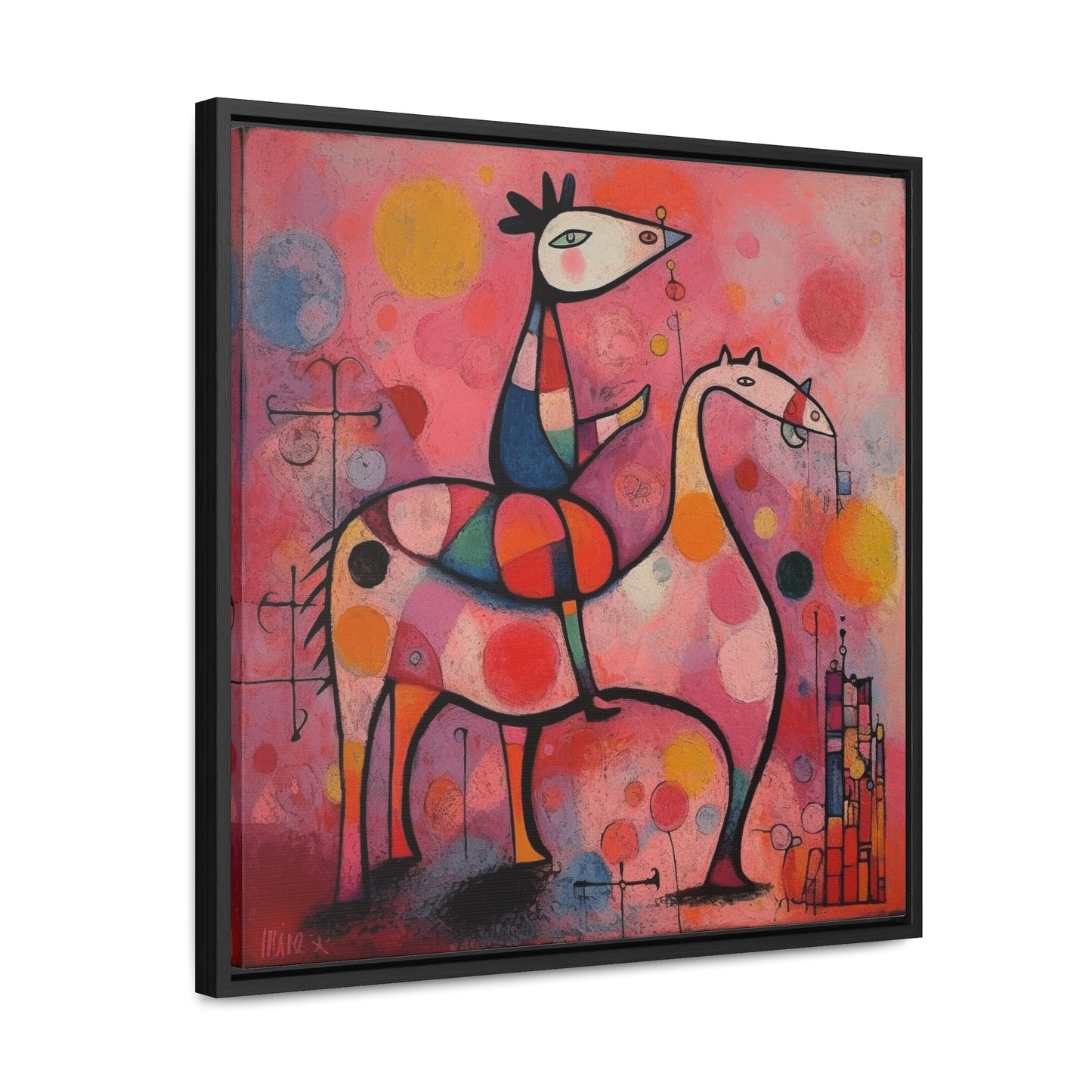 The Dreams of the Child 17, Gallery Canvas Wraps, Square Frame