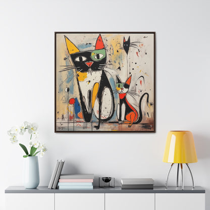 Cat 41, Gallery Canvas Wraps, Square Frame