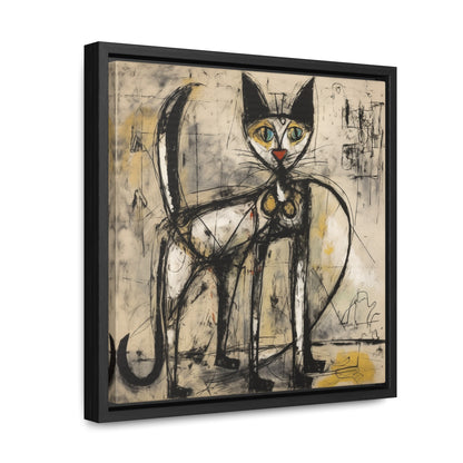 Cat 47, Gallery Canvas Wraps, Square Frame