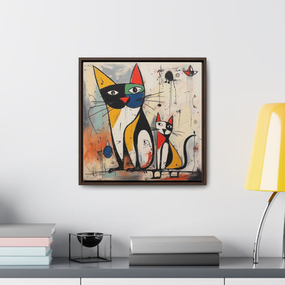 Cat 40, Gallery Canvas Wraps, Square Frame