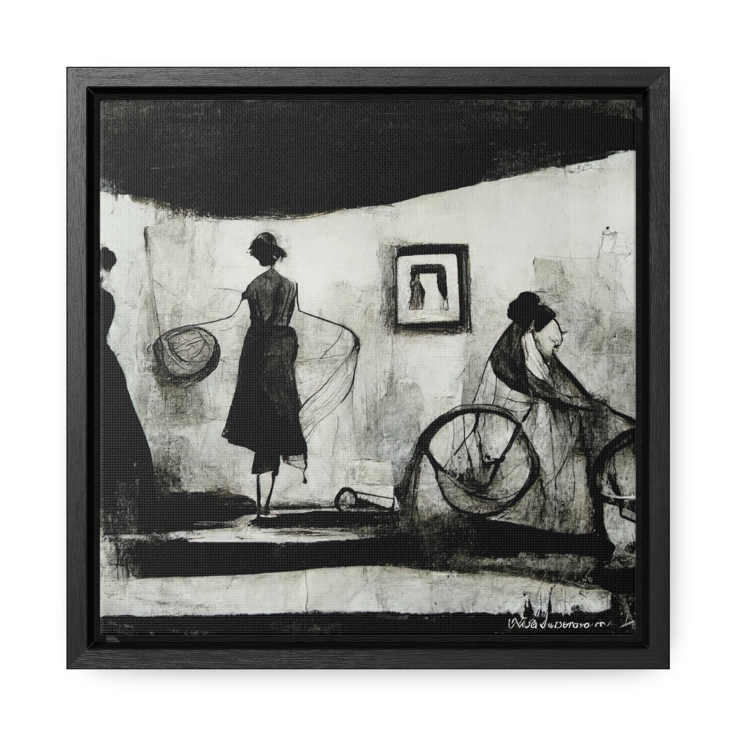 Domestic Memories 10, Valentinii, Gallery Canvas Wraps, Square Frame