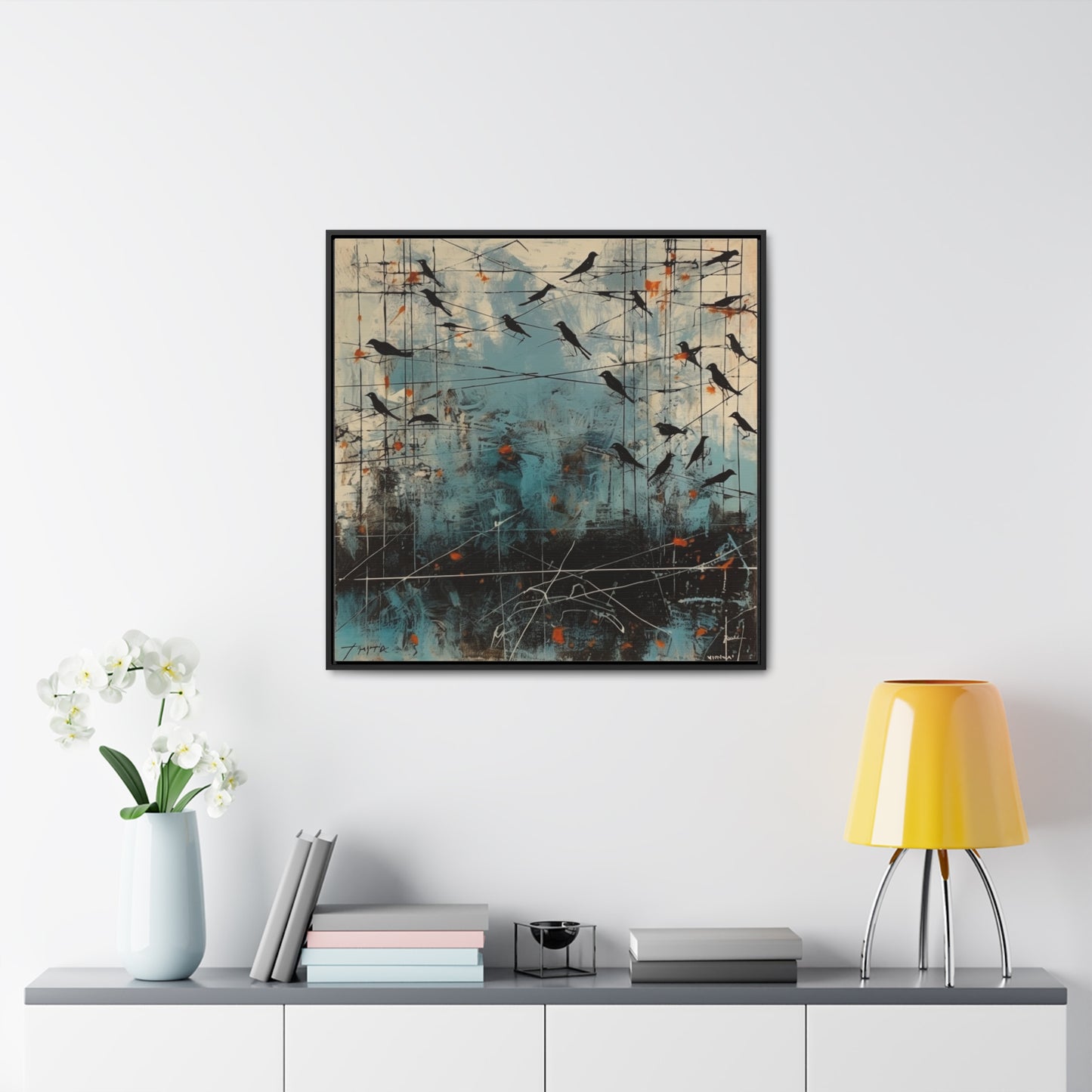 Bird 21, Gallery Canvas Wraps, Square Frame