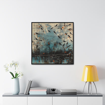 Bird 21, Gallery Canvas Wraps, Square Frame