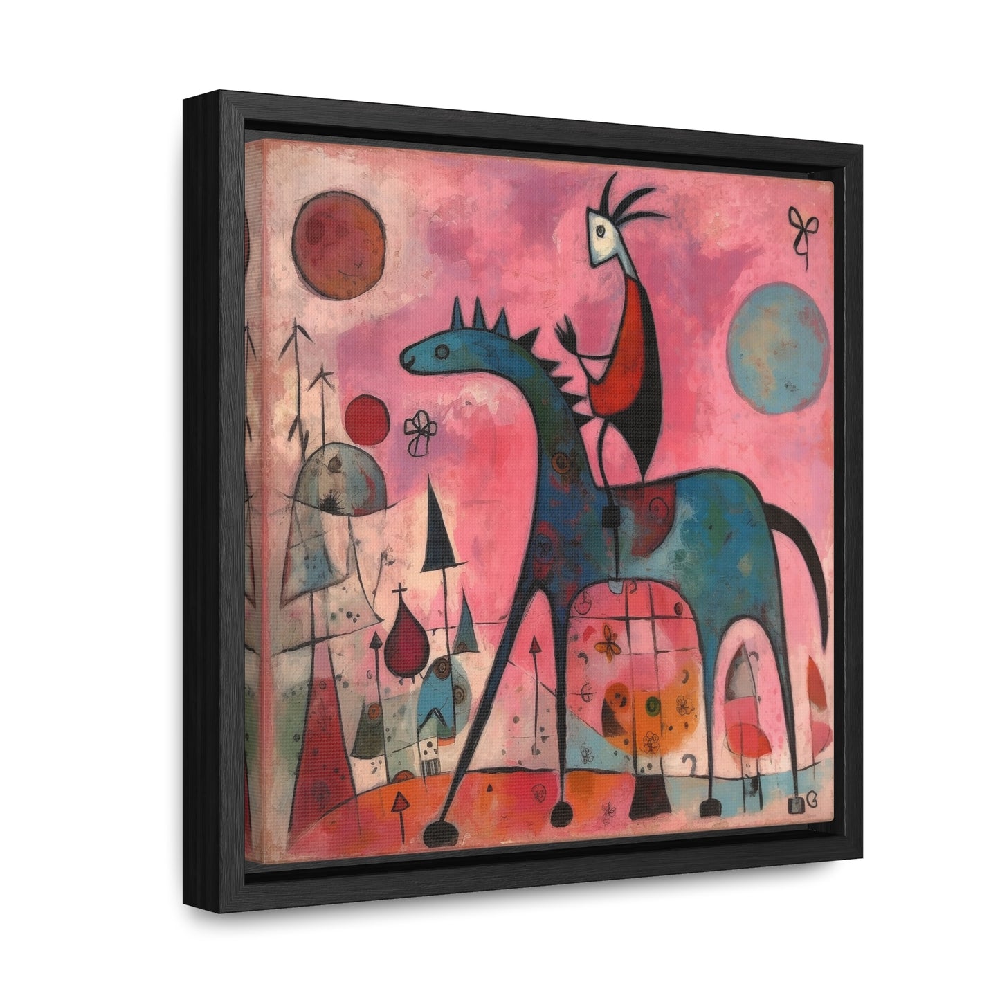 The Dreams of the Child 38, Gallery Canvas Wraps, Square Frame