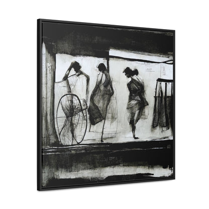 Domestic Memories 24, Valentinii, Gallery Canvas Wraps, Square Frame