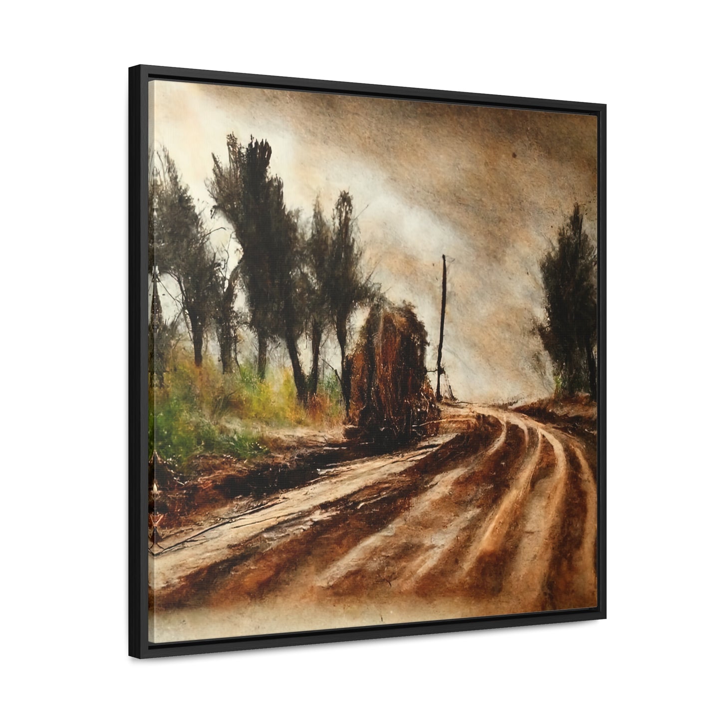 To the Rainy Land 7, Valentinii, Gallery Canvas Wraps, Square Frame