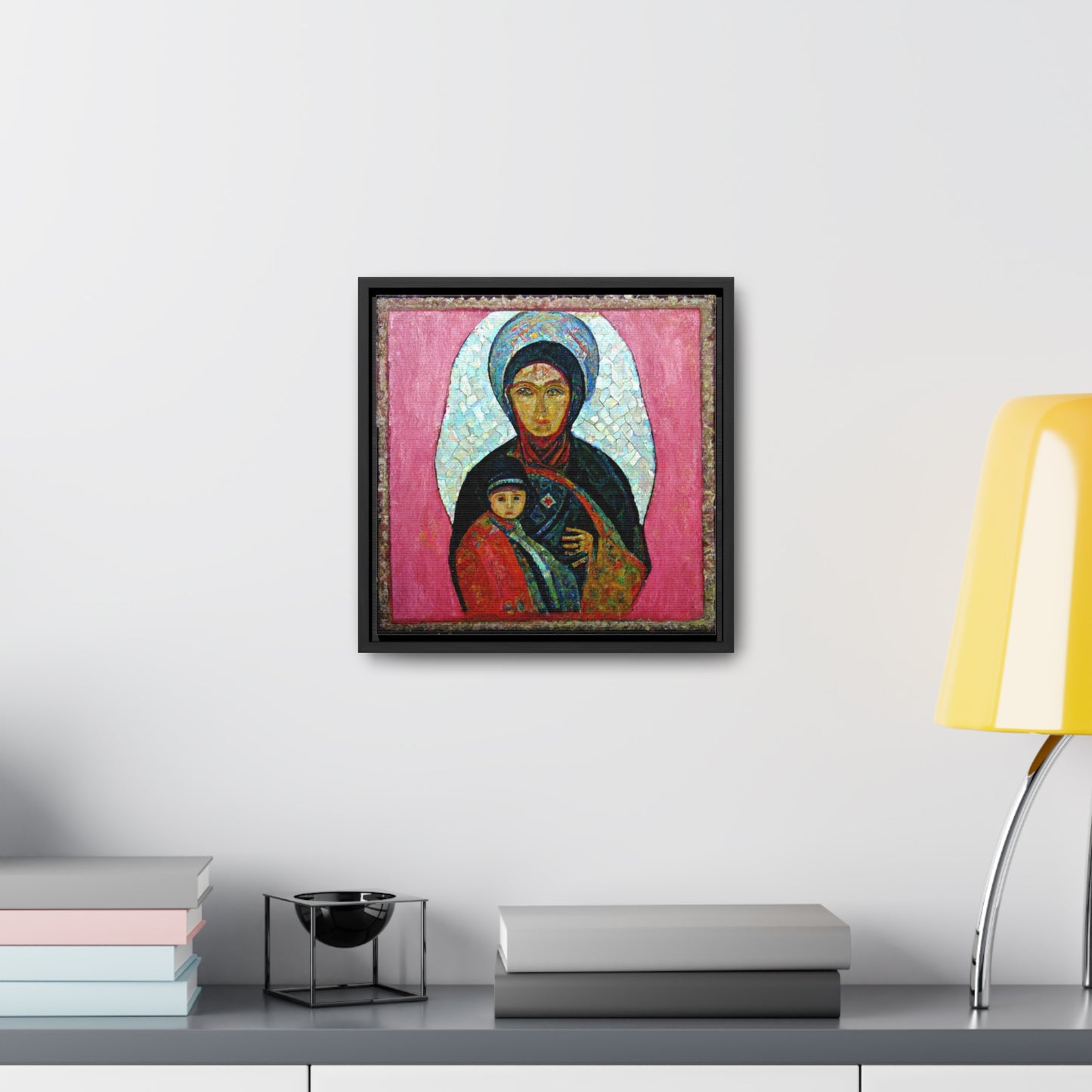 Mary and the Child 22, Valentinii, Gallery Canvas Wraps, Square Frame