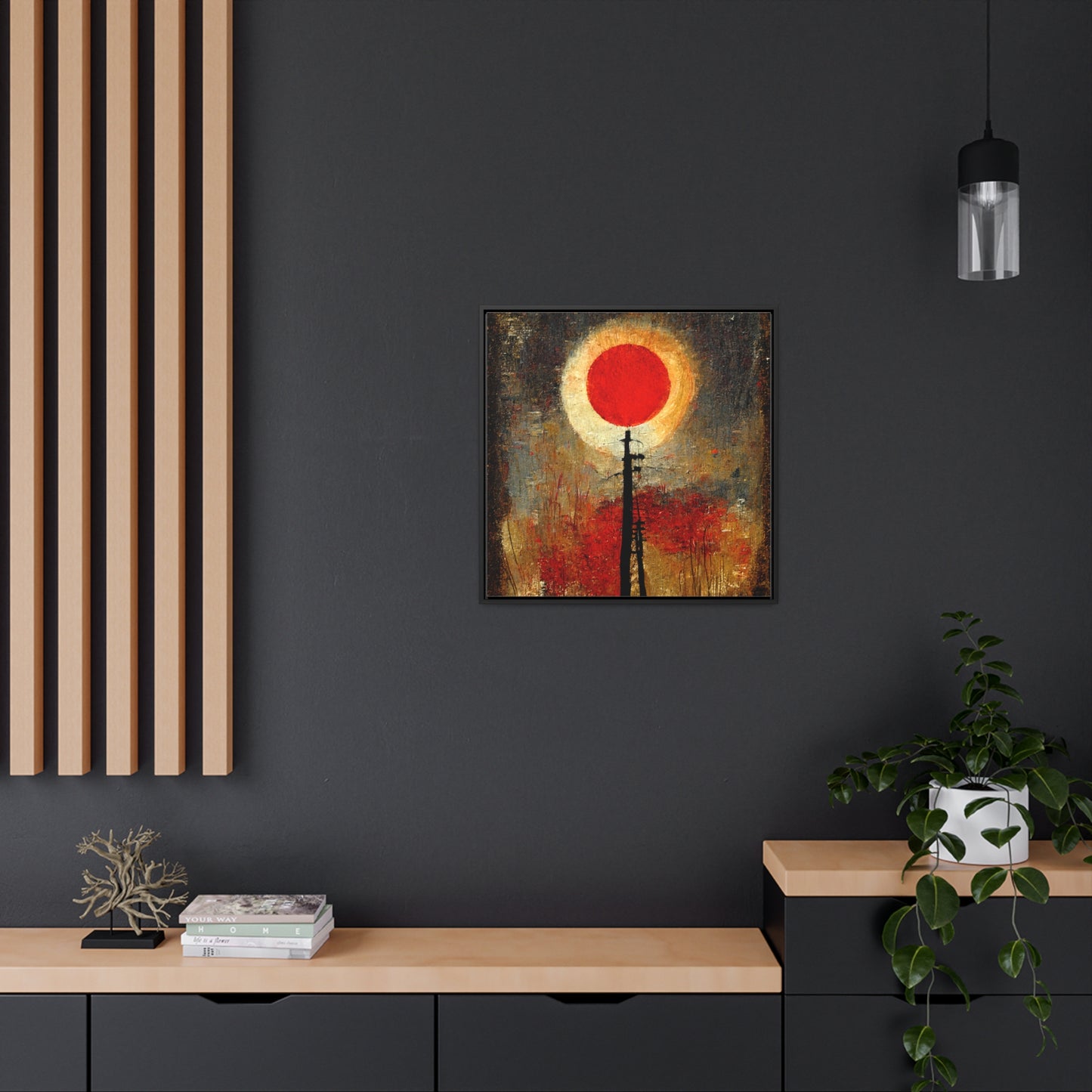 Land of the Sun 11, Valentinii, Gallery Canvas Wraps, Square Frame