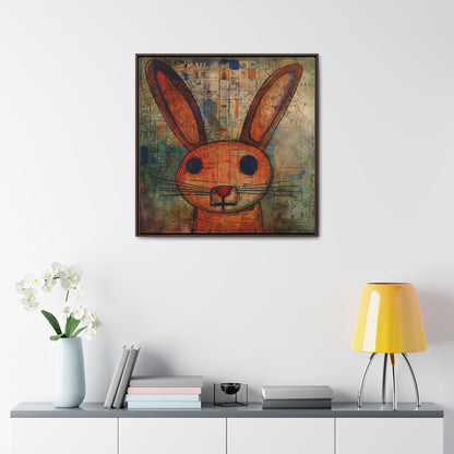 Rabbit, Gallery Canvas Wraps, Square Frame