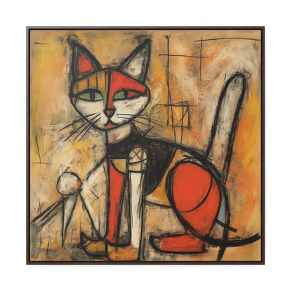 Cat 53, Gallery Canvas Wraps, Square Frame