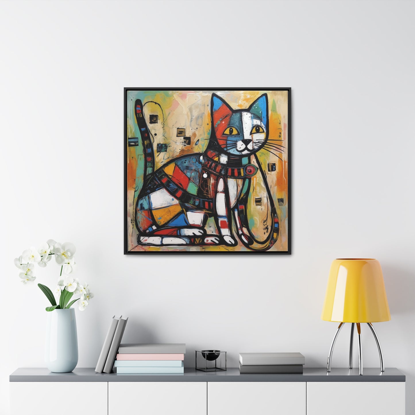 Cat 94, Gallery Canvas Wraps, Square Frame