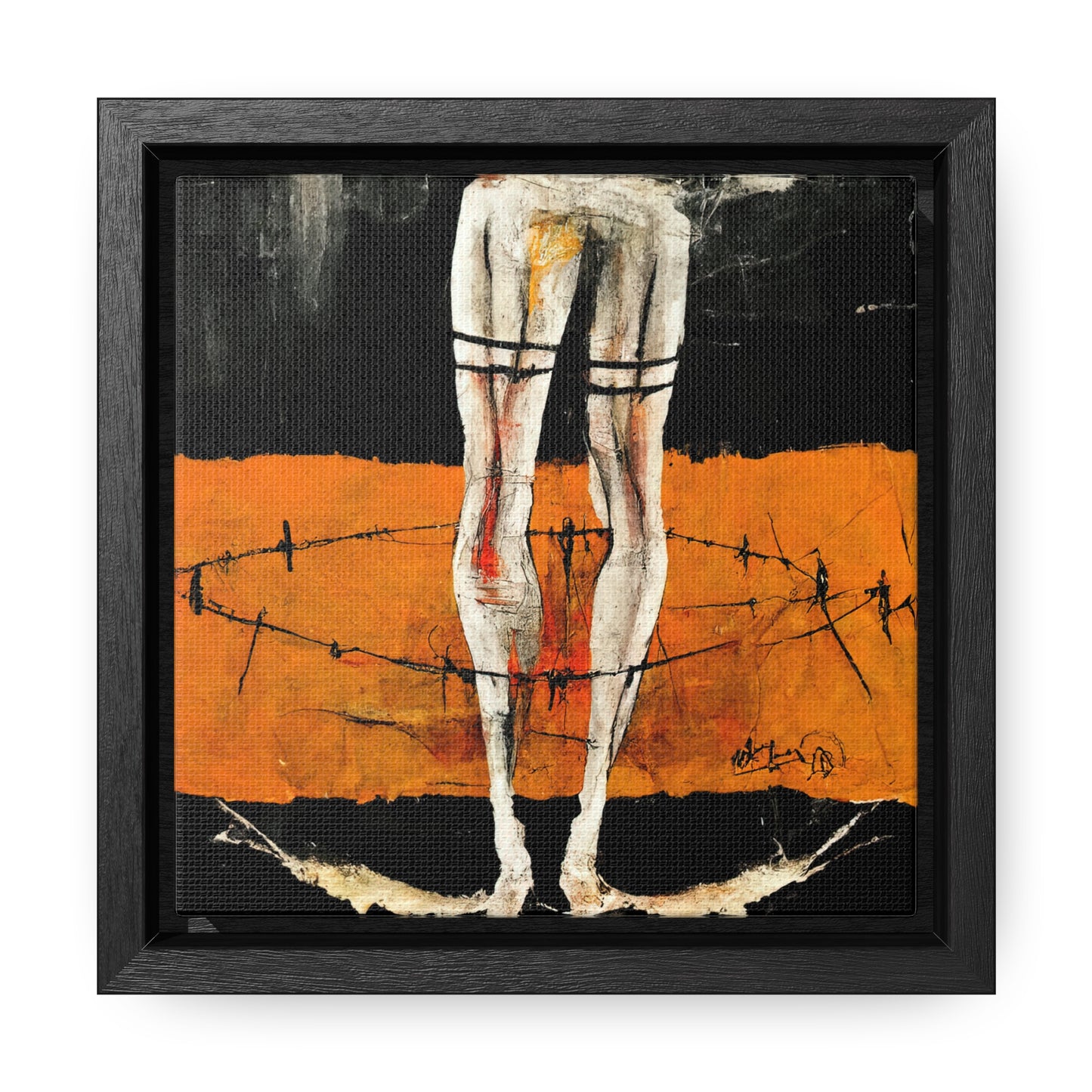 Feet and Drama 13, Valentinii, Gallery Canvas Wraps, Square Frame