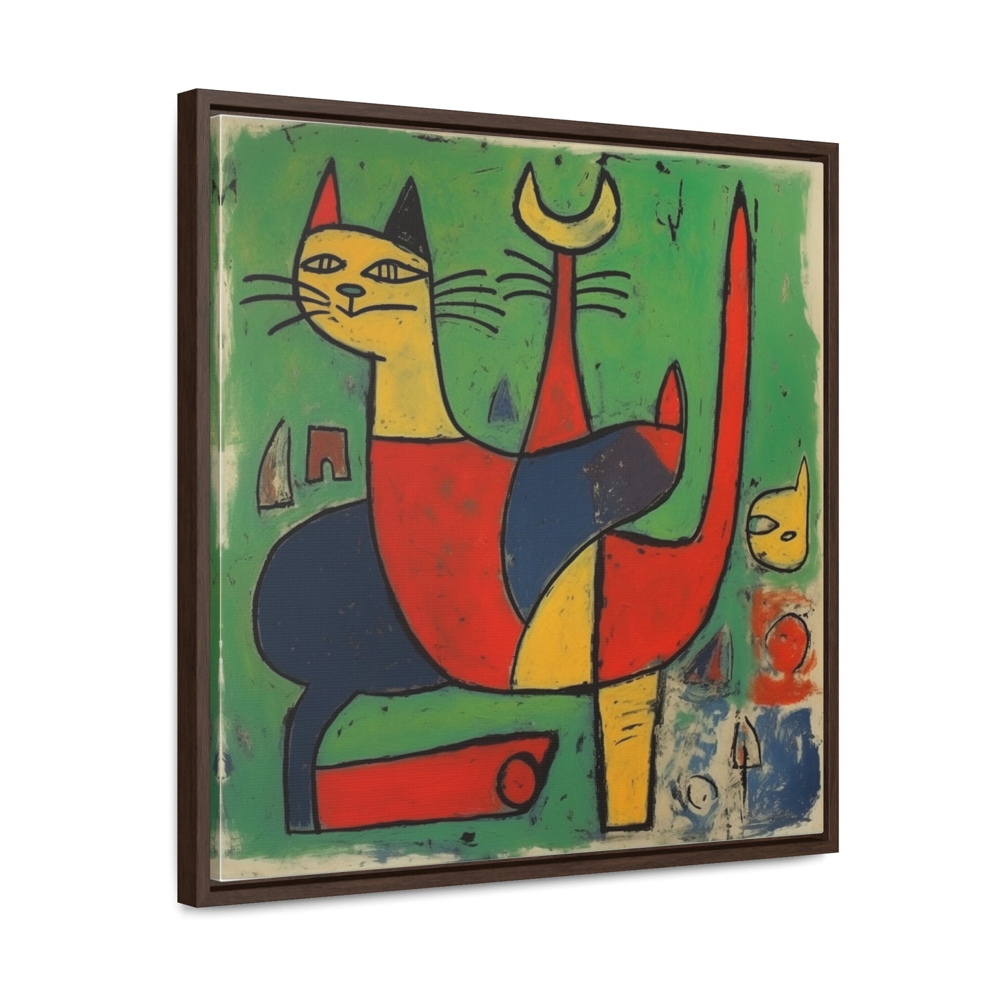 Cat 136, Gallery Canvas Wraps, Square Frame