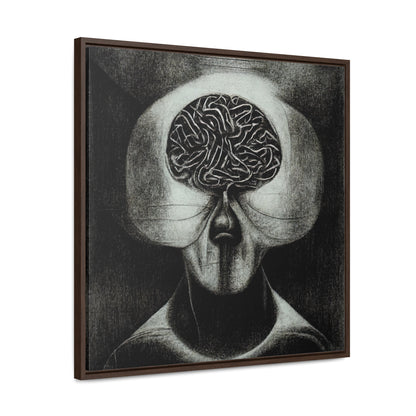 Brain 38, Valentinii, Gallery Canvas Wraps, Square Frame