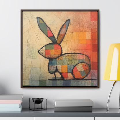 Rabbit 37, Gallery Canvas Wraps, Square Frame