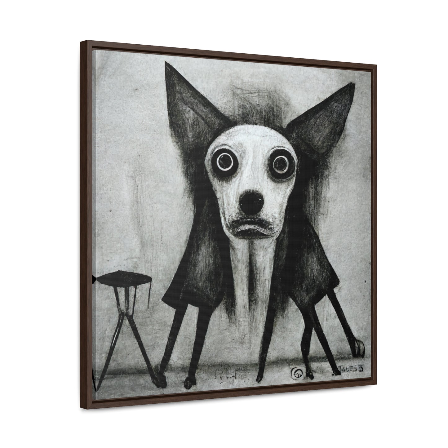 Dogs and Puppies 26, Valentinii, Gallery Canvas Wraps, Square Frame